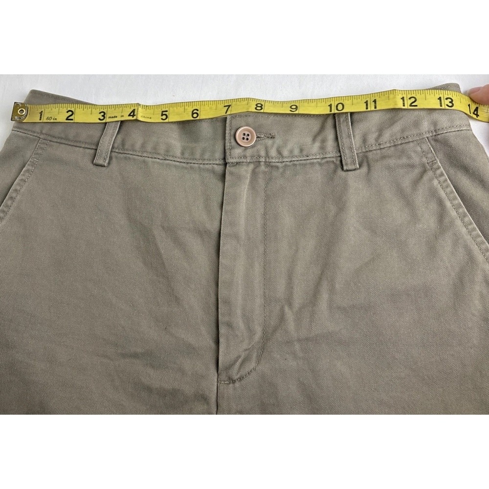 J. Crew Womens Chino Shorts Size 6 2.5" Inseam Gray Green Preppy - Picture 4 of 6